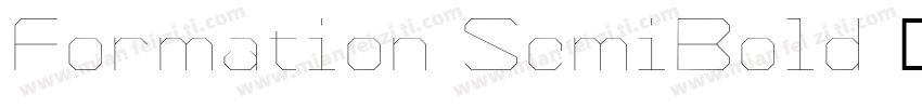 Formation SemiBold字体转换